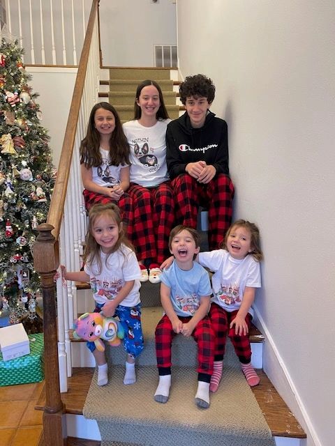 Family holiday portrait